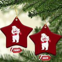 Greenland Is Not For Sale Ceramic Ornament Greenland Bear Hug