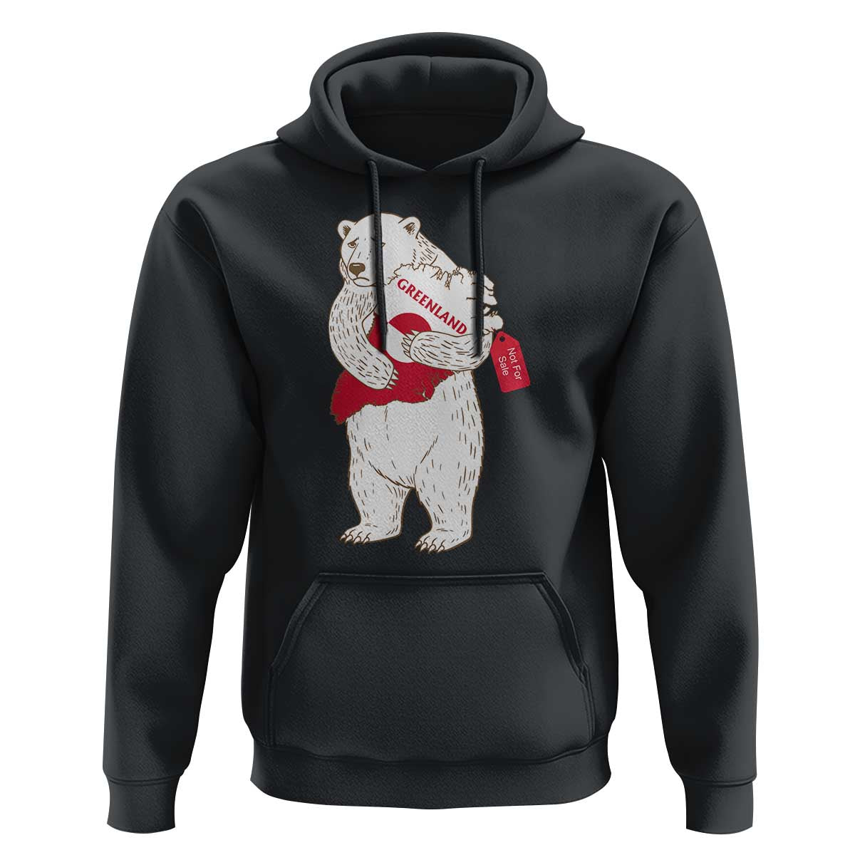 Greenland Is Not For Sale Hoodie Greenland Bear Hug