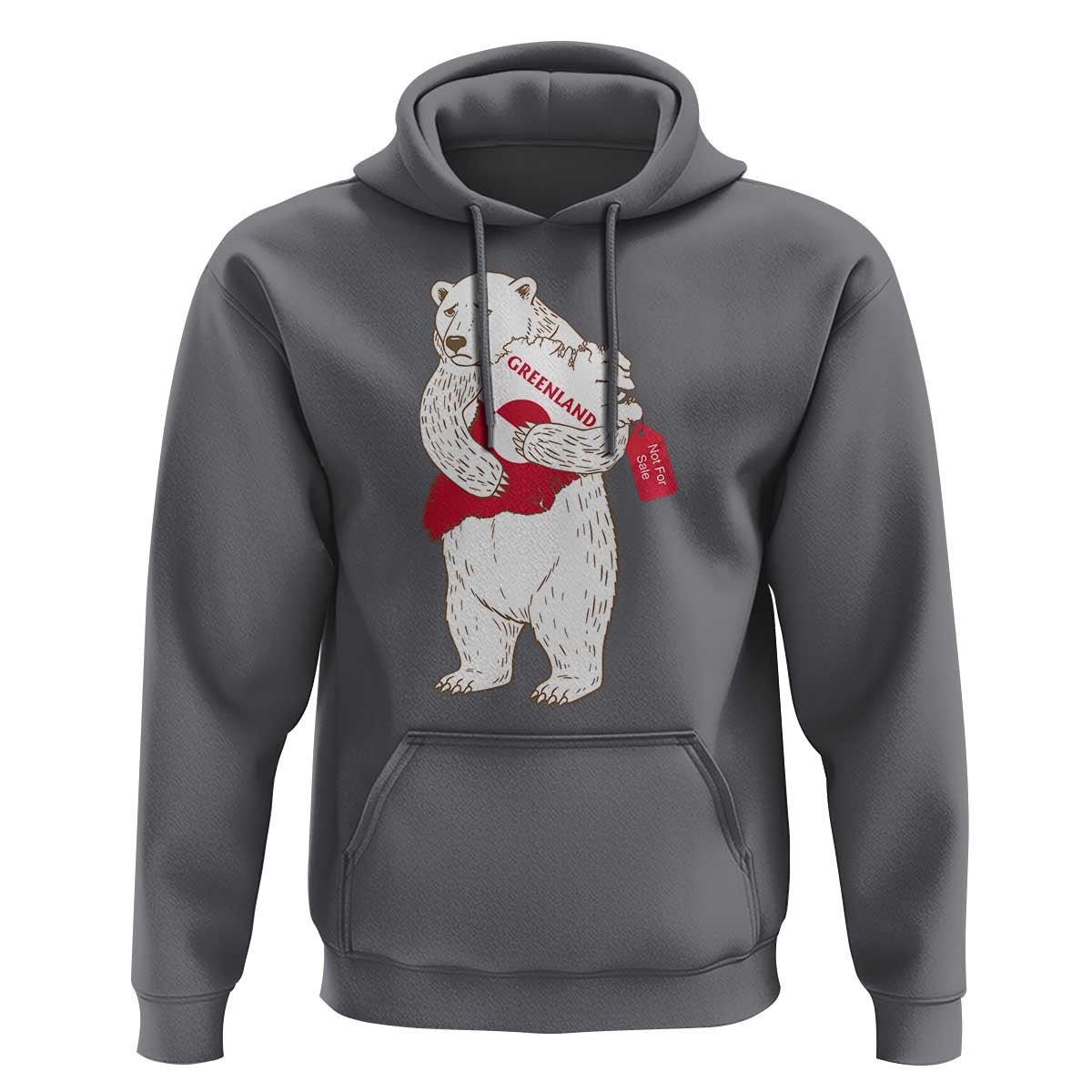 Greenland Is Not For Sale Hoodie Greenland Bear Hug