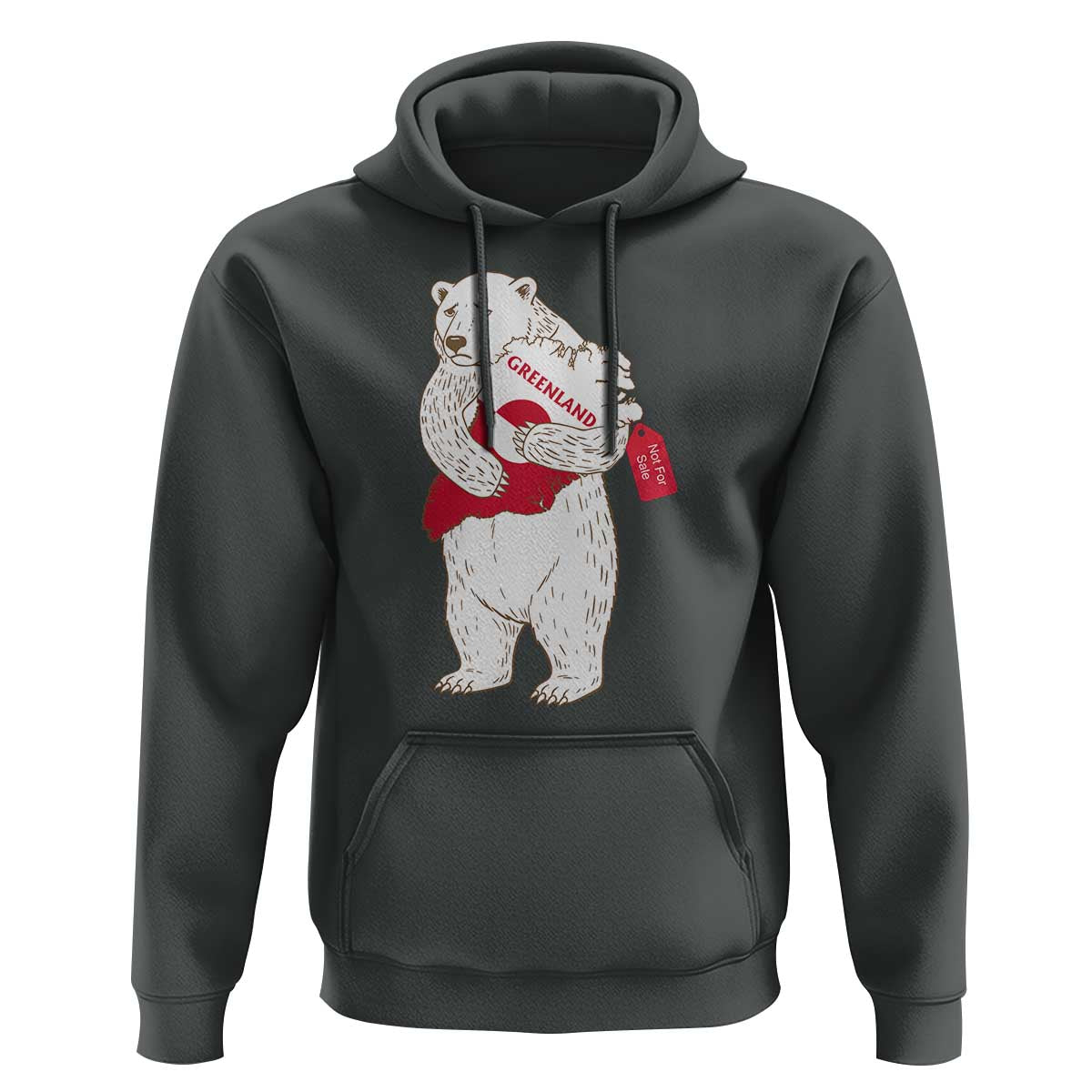 Greenland Is Not For Sale Hoodie Greenland Bear Hug