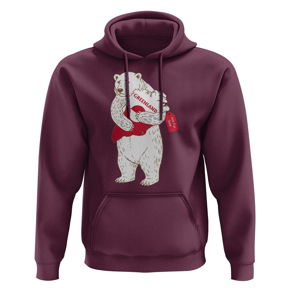 Greenland Is Not For Sale Hoodie Greenland Bear Hug