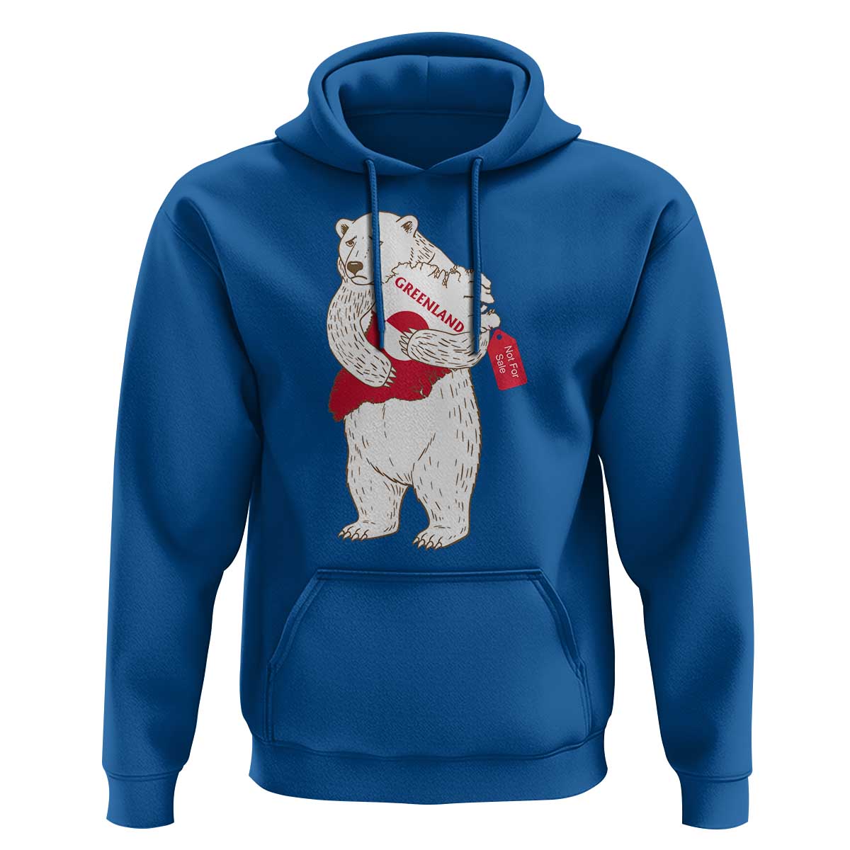 Greenland Is Not For Sale Hoodie Greenland Bear Hug