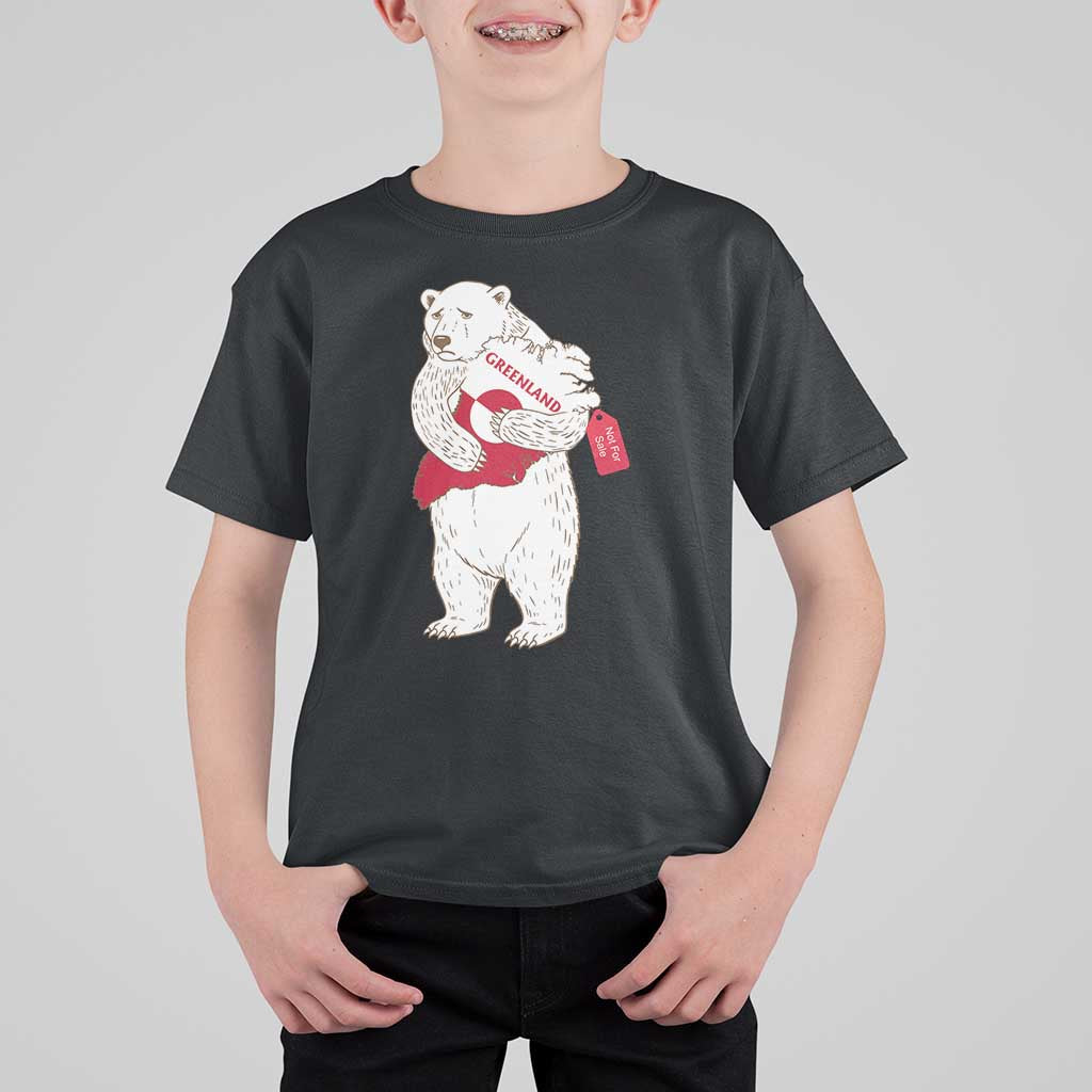 Greenland Is Not For Sale T Shirt For Kid Greenland Bear Hug