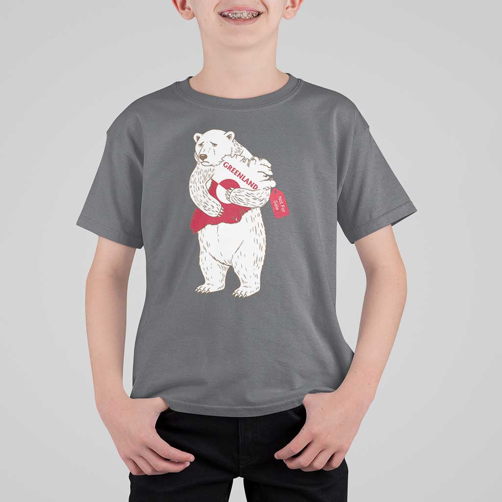 Greenland Is Not For Sale T Shirt For Kid Greenland Bear Hug