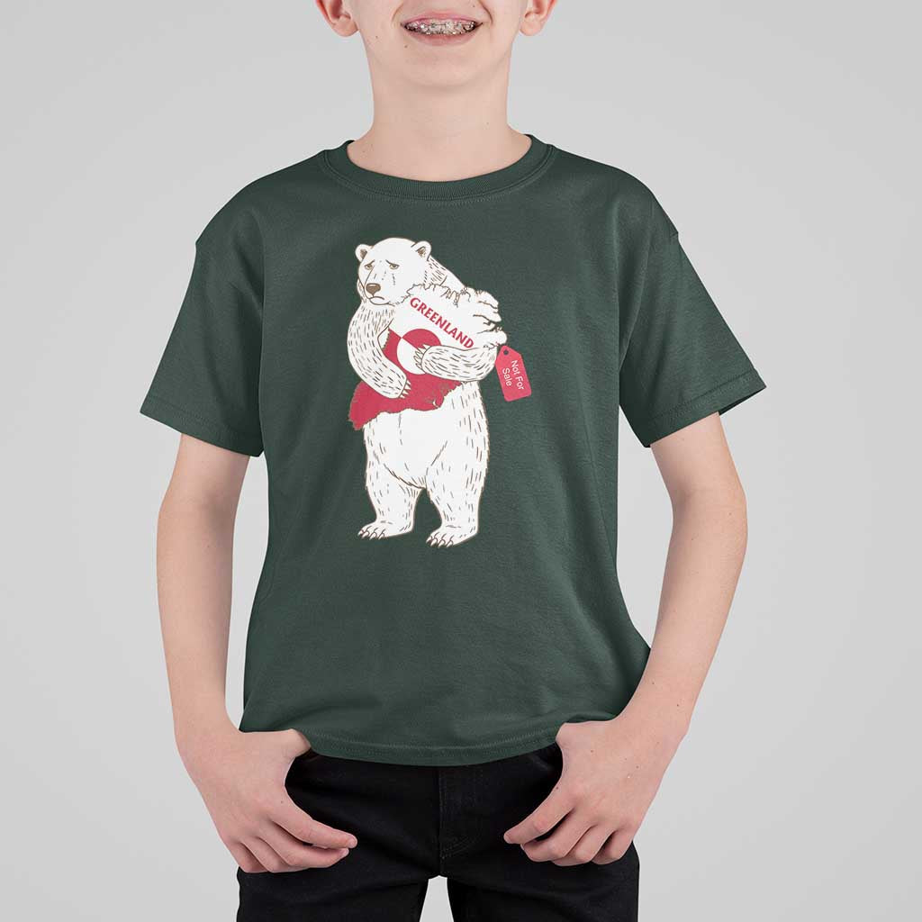 Greenland Is Not For Sale T Shirt For Kid Greenland Bear Hug