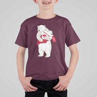 Greenland Is Not For Sale T Shirt For Kid Greenland Bear Hug