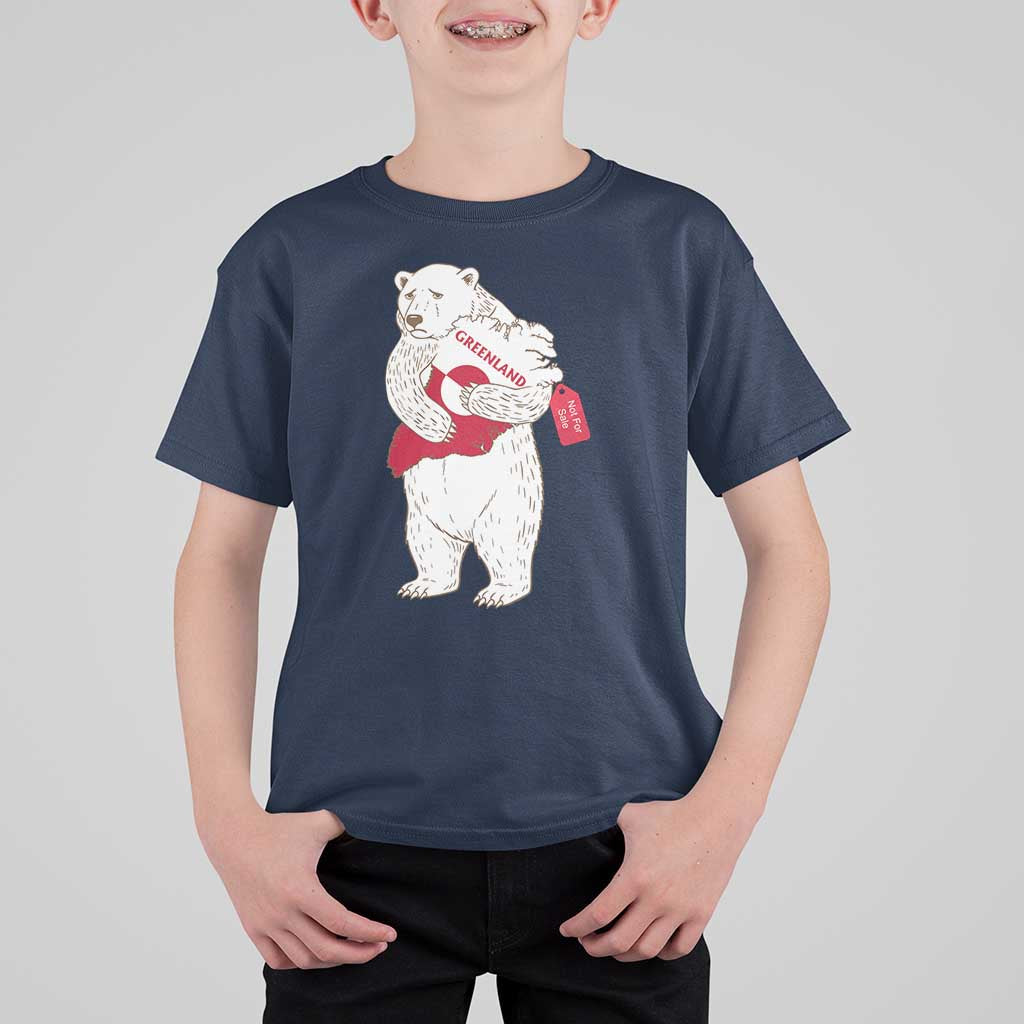 Greenland Is Not For Sale T Shirt For Kid Greenland Bear Hug