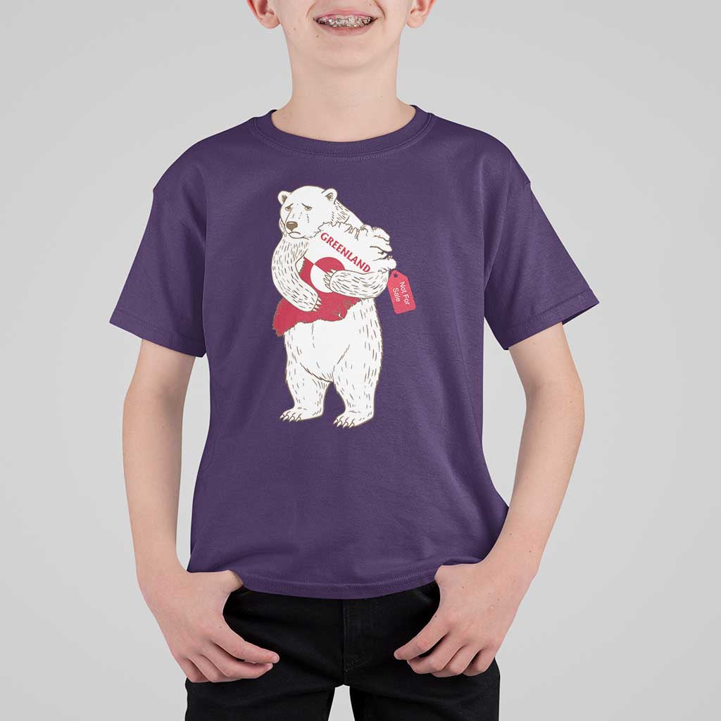 Greenland Is Not For Sale T Shirt For Kid Greenland Bear Hug