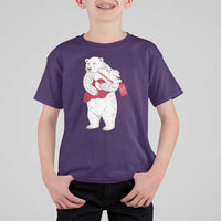 Greenland Is Not For Sale T Shirt For Kid Greenland Bear Hug