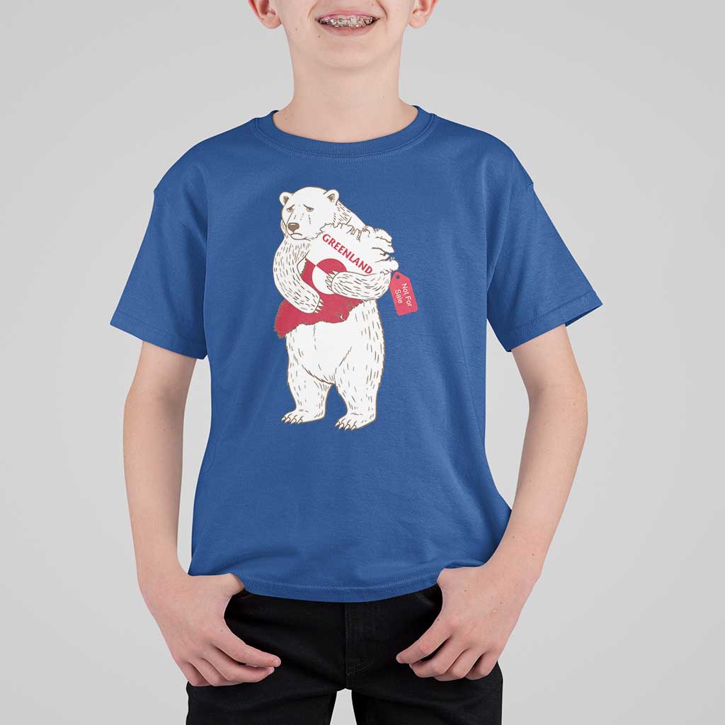 Greenland Is Not For Sale T Shirt For Kid Greenland Bear Hug
