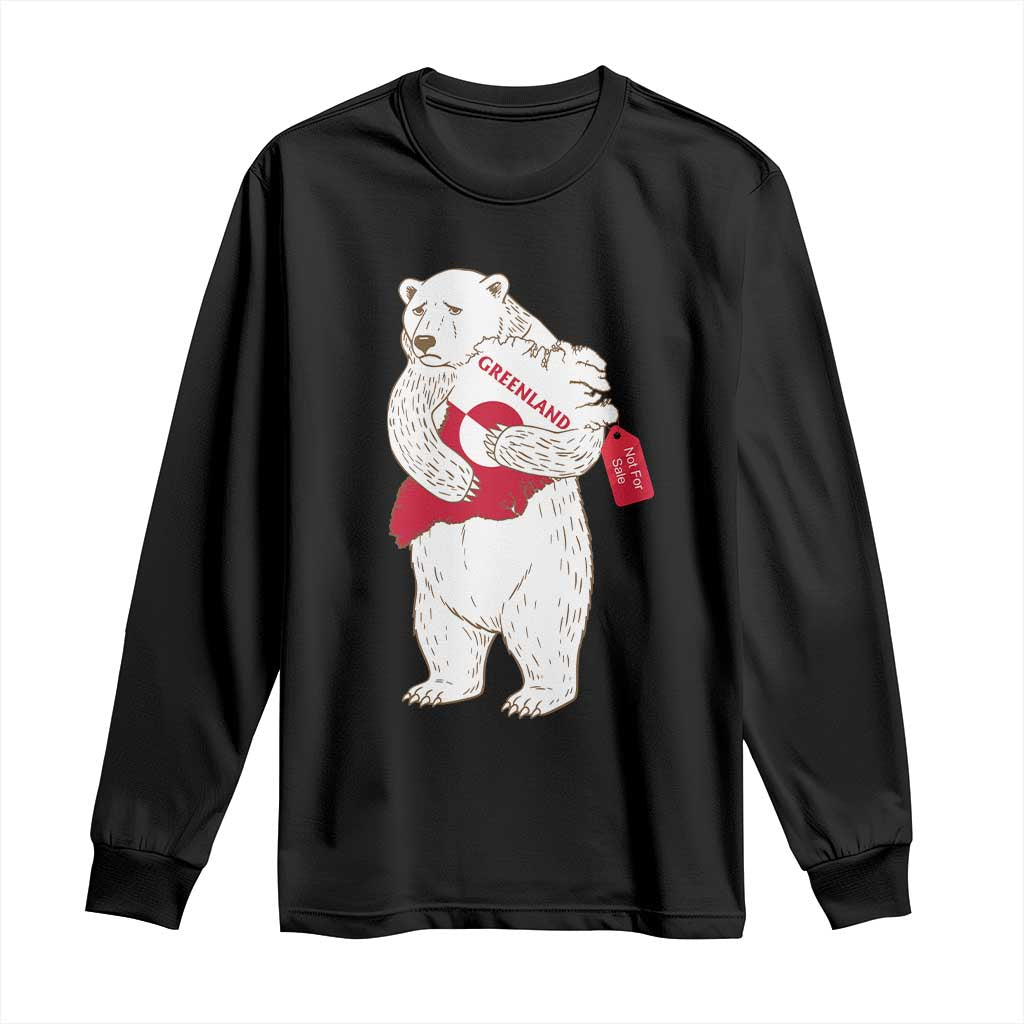 Greenland Is Not For Sale Long Sleeve Shirt Greenland Bear Hug
