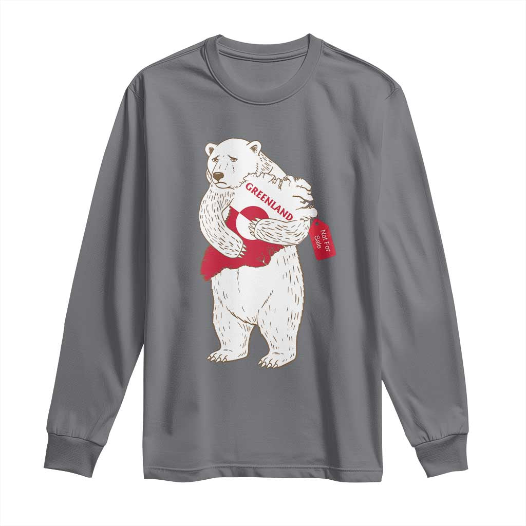 Greenland Is Not For Sale Long Sleeve Shirt Greenland Bear Hug