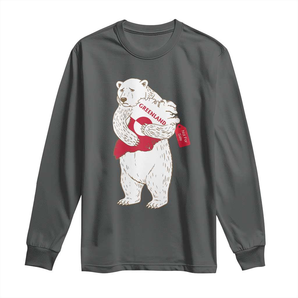 Greenland Is Not For Sale Long Sleeve Shirt Greenland Bear Hug