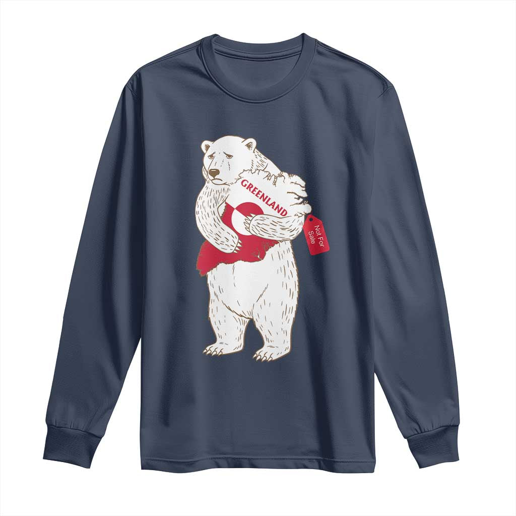 Greenland Is Not For Sale Long Sleeve Shirt Greenland Bear Hug