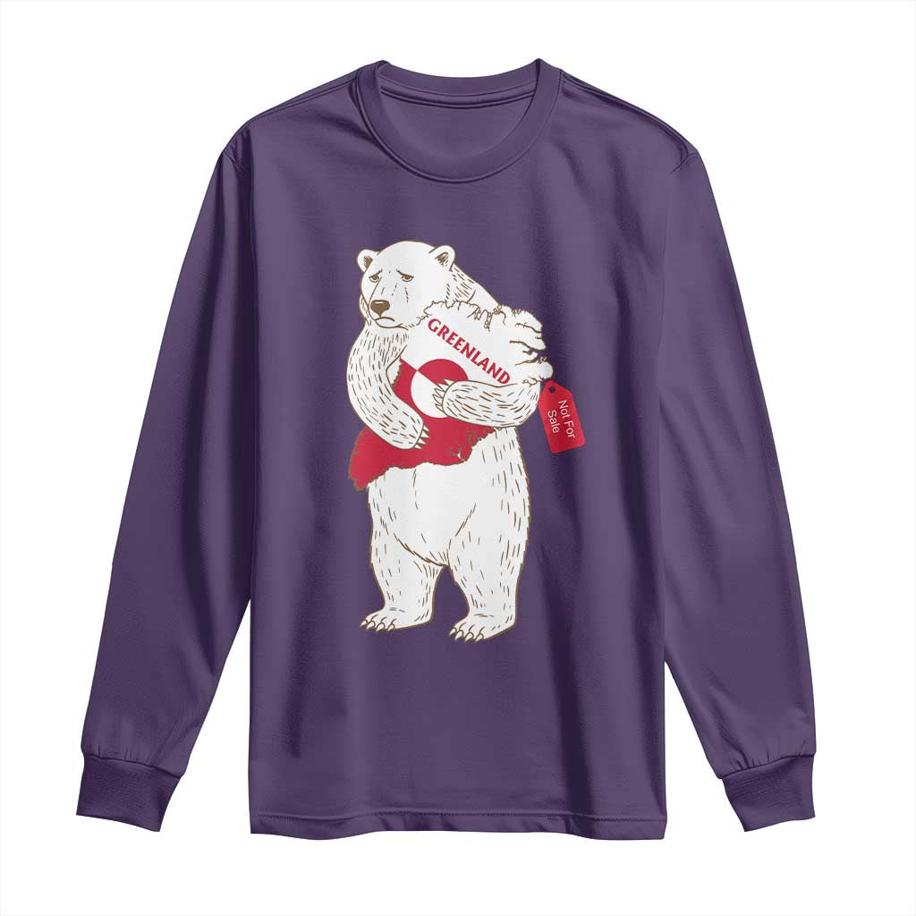 Greenland Is Not For Sale Long Sleeve Shirt Greenland Bear Hug