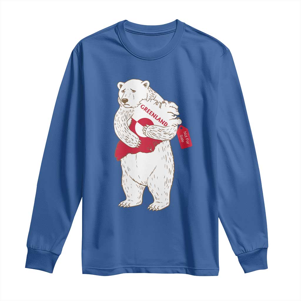 Greenland Is Not For Sale Long Sleeve Shirt Greenland Bear Hug