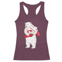 Greenland Is Not For Sale Racerback Tank Top Greenland Bear Hug
