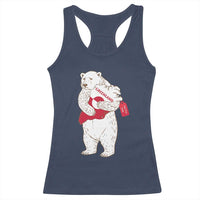 Greenland Is Not For Sale Racerback Tank Top Greenland Bear Hug