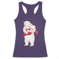 Greenland Is Not For Sale Racerback Tank Top Greenland Bear Hug