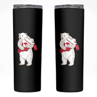 Greenland Is Not For Sale Skinny Tumbler Greenland Bear Hug