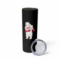 Greenland Is Not For Sale Skinny Tumbler Greenland Bear Hug