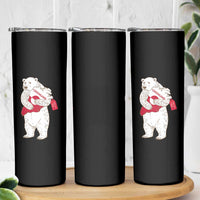 Greenland Is Not For Sale Skinny Tumbler Greenland Bear Hug