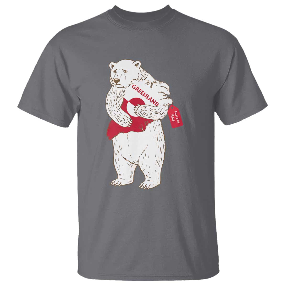 Greenland Is Not For Sale T Shirt Greenland Bear Hug