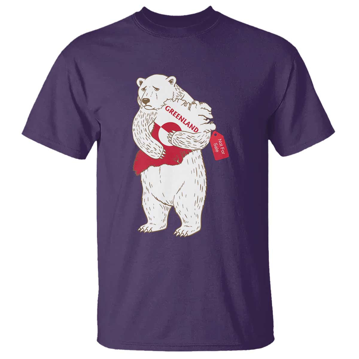 Greenland Is Not For Sale T Shirt Greenland Bear Hug
