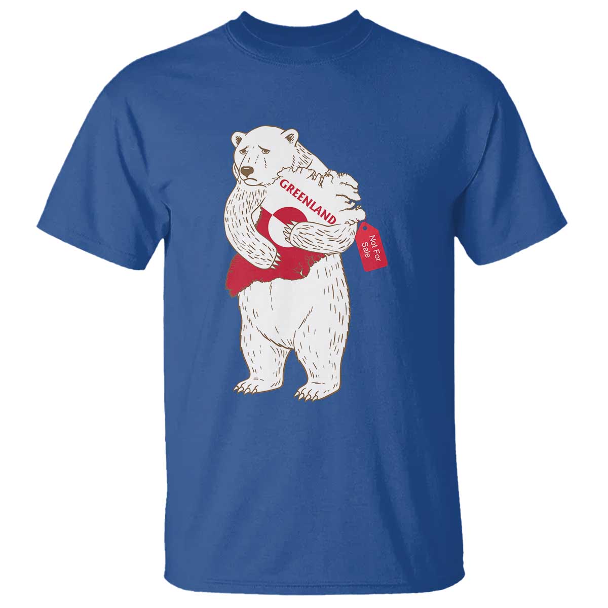 Greenland Is Not For Sale T Shirt Greenland Bear Hug