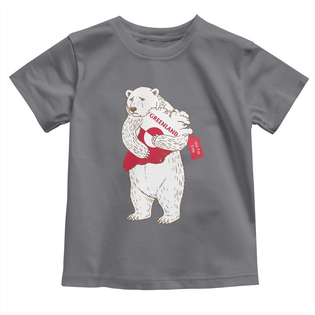 Greenland Is Not For Sale Toddler T Shirt Greenland Bear Hug