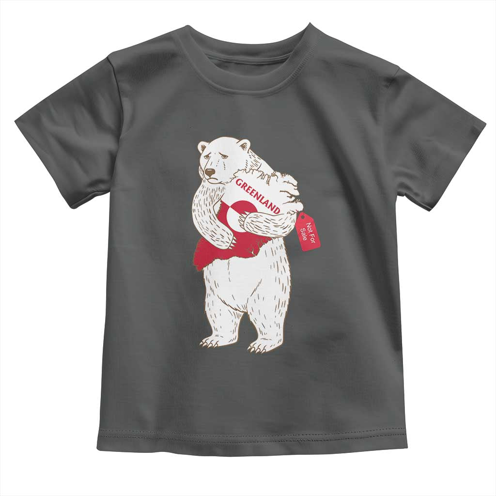 Greenland Is Not For Sale Toddler T Shirt Greenland Bear Hug