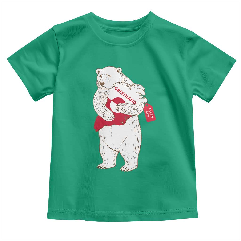 Greenland Is Not For Sale Toddler T Shirt Greenland Bear Hug