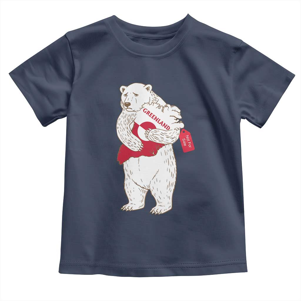 Greenland Is Not For Sale Toddler T Shirt Greenland Bear Hug