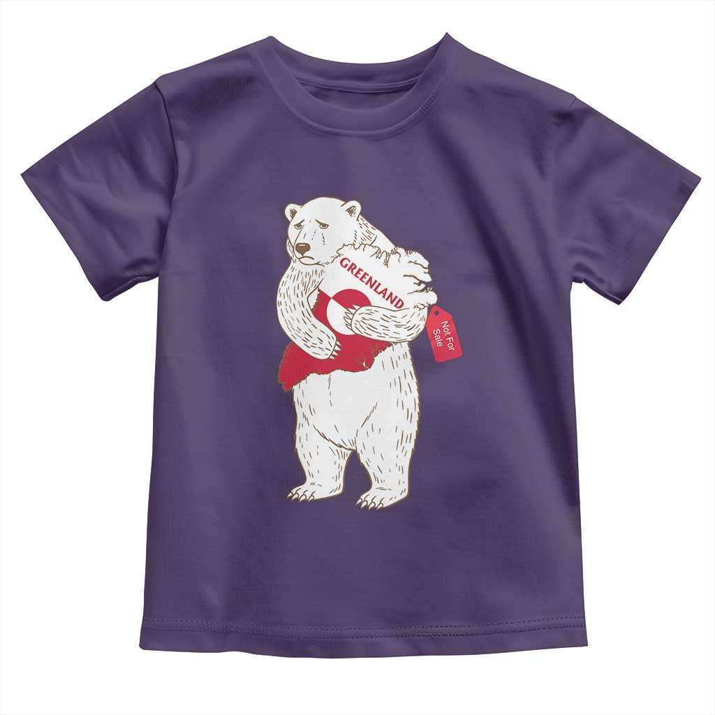 Greenland Is Not For Sale Toddler T Shirt Greenland Bear Hug