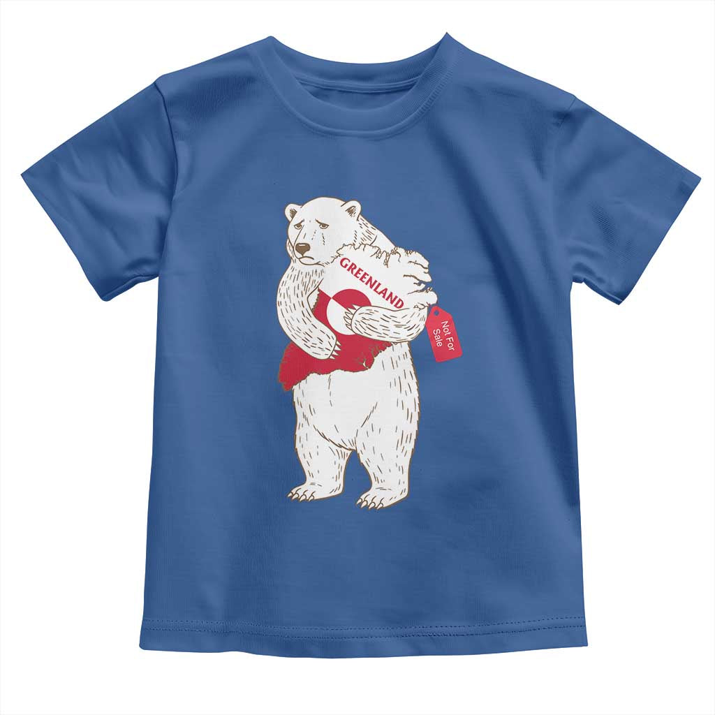 Greenland Is Not For Sale Toddler T Shirt Greenland Bear Hug