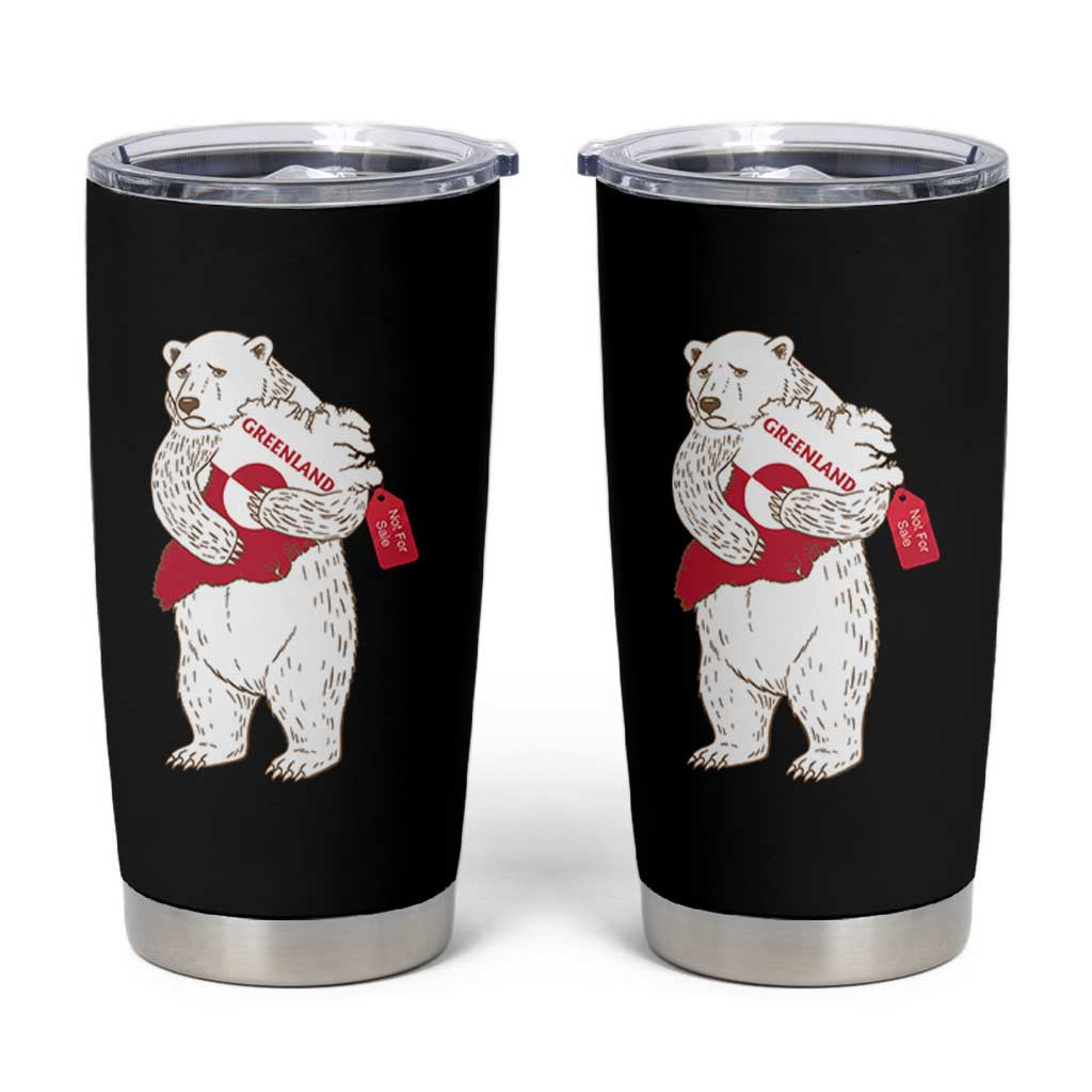 Greenland Is Not For Sale Tumbler Cup Greenland Bear Hug