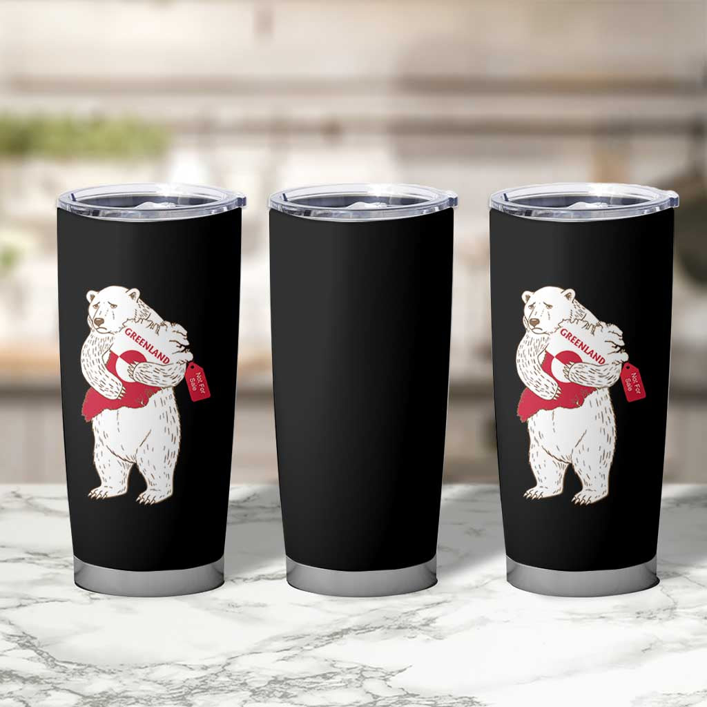 Greenland Is Not For Sale Tumbler Cup Greenland Bear Hug