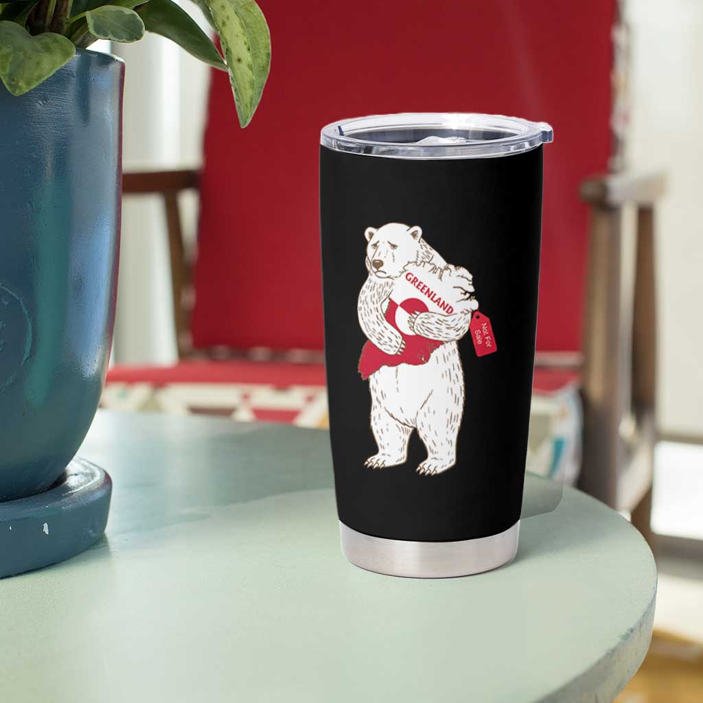 Greenland Is Not For Sale Tumbler Cup Greenland Bear Hug
