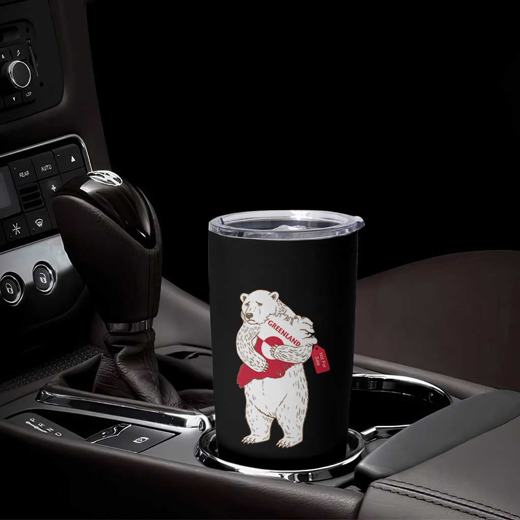 Greenland Is Not For Sale Tumbler Cup Greenland Bear Hug