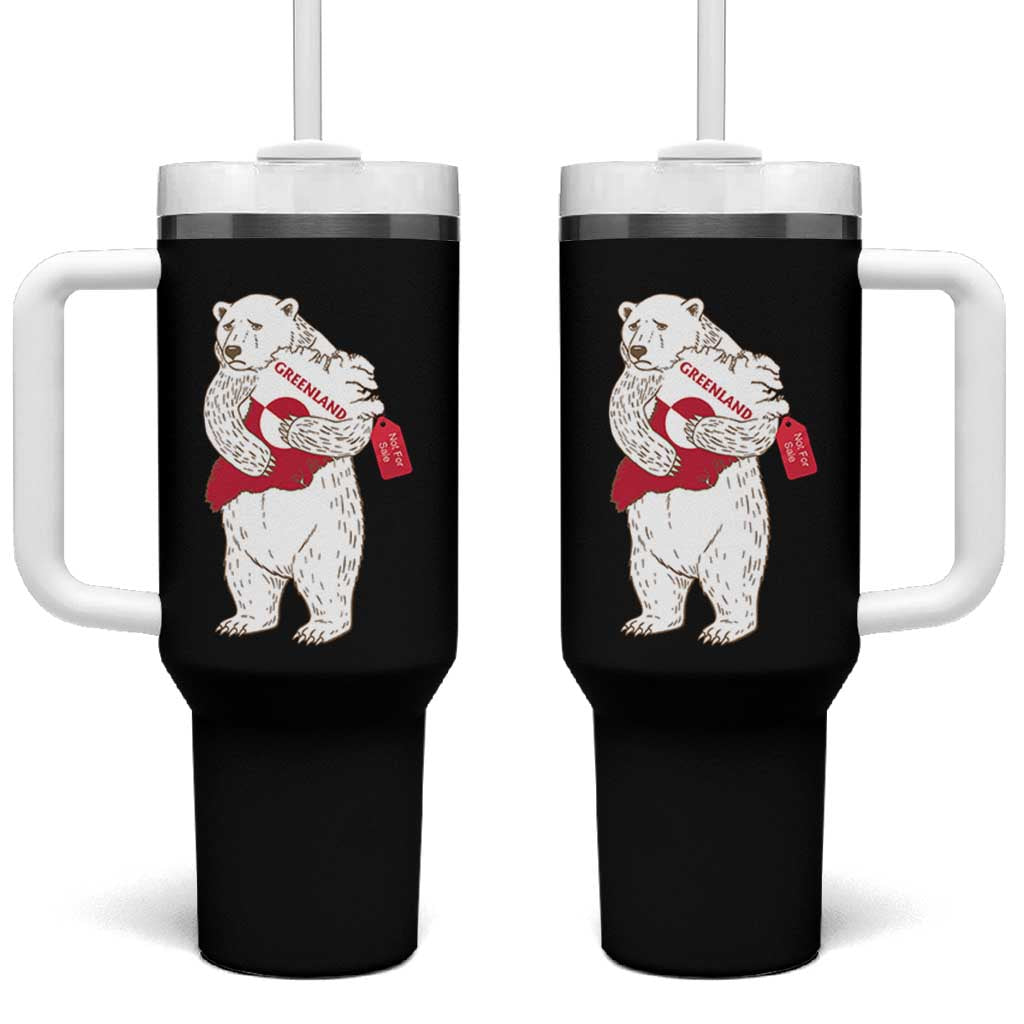 Greenland Is Not For Sale Tumbler With Handle Greenland Bear Hug