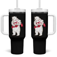 Greenland Is Not For Sale Tumbler With Handle Greenland Bear Hug