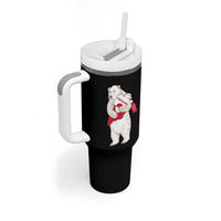 Greenland Is Not For Sale Tumbler With Handle Greenland Bear Hug