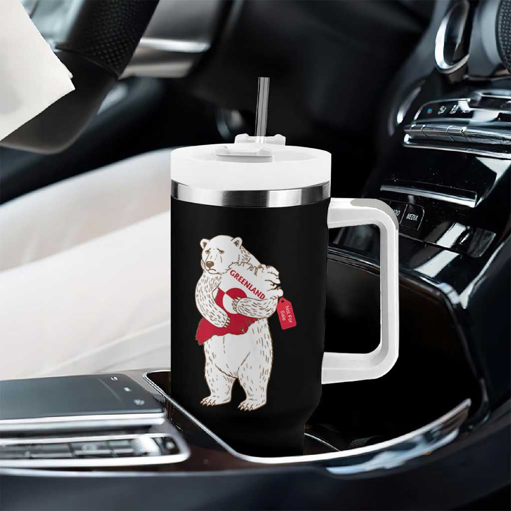 Greenland Is Not For Sale Tumbler With Handle Greenland Bear Hug