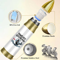 Paws Off Greenland Bullet Tumbler Resist Polar Bear Political Satire