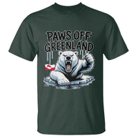 Paws Off Greenland T Shirt Resist Polar Bear Political Satire