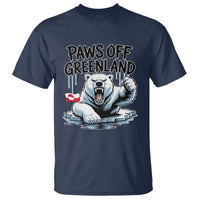Paws Off Greenland T Shirt Resist Polar Bear Political Satire