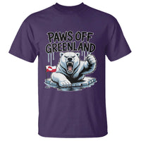 Paws Off Greenland T Shirt Resist Polar Bear Political Satire