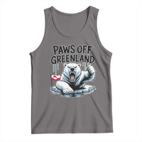 Paws Off Greenland Tank Top Resist Polar Bear Political Satire