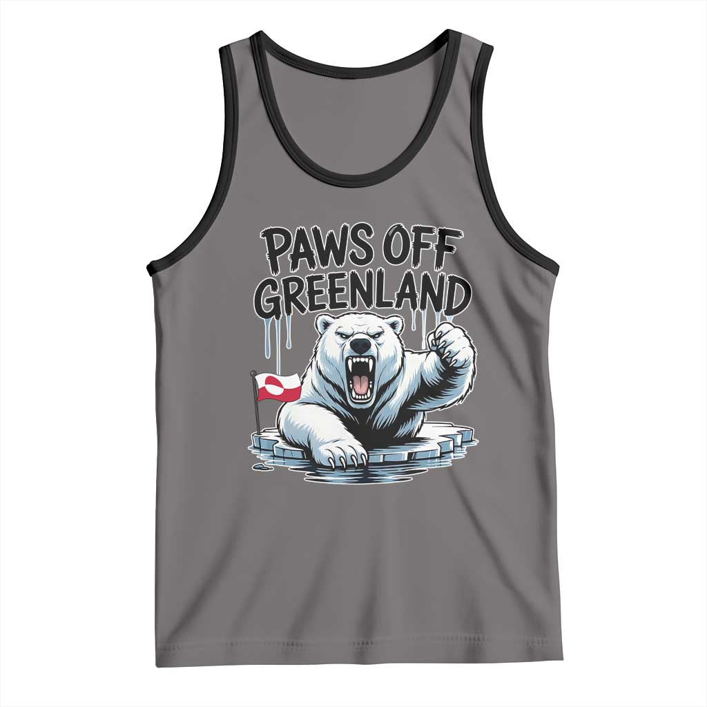 Paws Off Greenland Tank Top Resist Polar Bear Political Satire