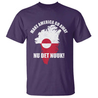Nu Det Nuuk Make America Go Away T Shirt Support Greenland Political Statement